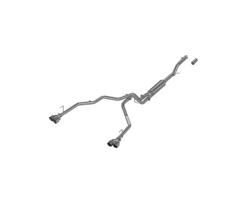 Mbrp 21-24 Chevrolet Suburban Xl 5.3L 3In Aluminized 2.5In Dual Split Carbon Fiber Cat-Back 1