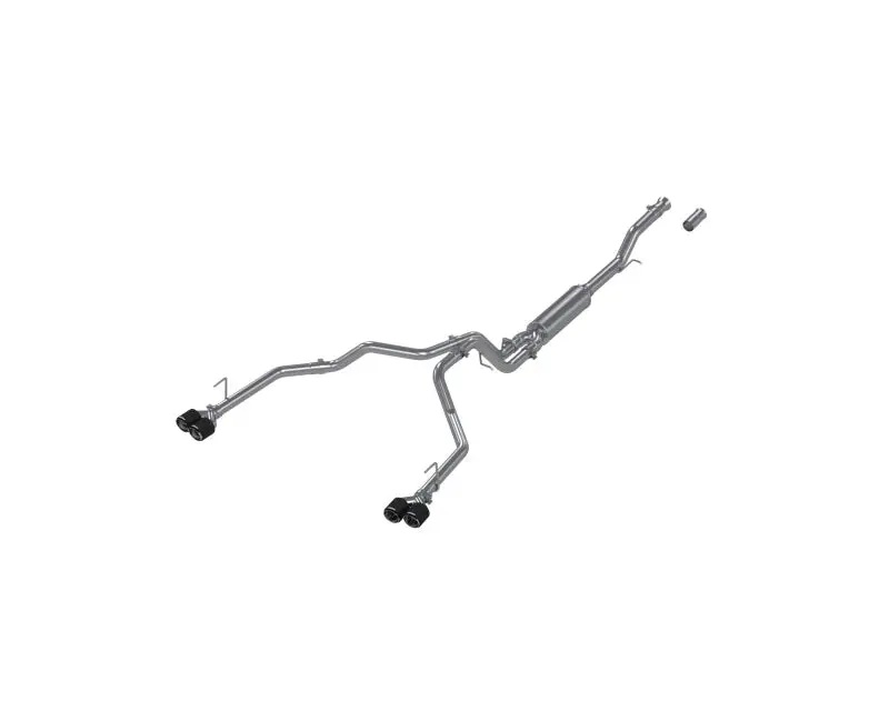 Mbrp 21-24 Chevrolet Suburban Xl 5.3L 3In T304 Ss 2.5In Dual Split Carbon Fiber Cat-Back 1