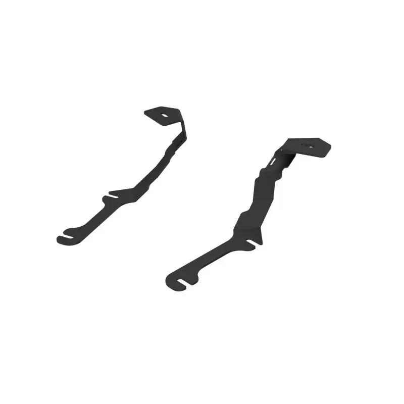 Mbrp 25-26 Ram 1500 Rho Black-Coated Ditch Light Brackets 1