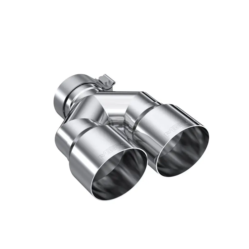 Mbrp 3In Id / Dual 4In Od Out Staggered L 9.37In / R 9.87In Single Wall T304 Ss Univ Exhaust Tip 2