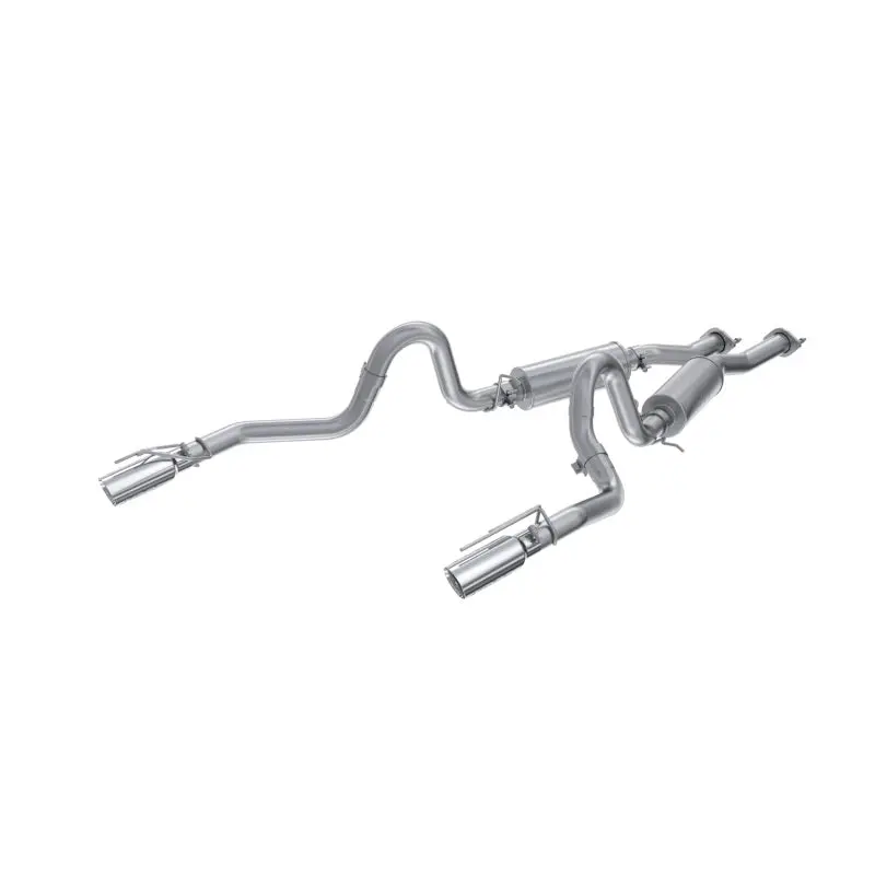 Mbrp 99-04 Ford Mustang Gt/Mach 1 2.5In Dual Split Rear Al Catback Exhaust W/ 3.5In Dual Wall Tips 1