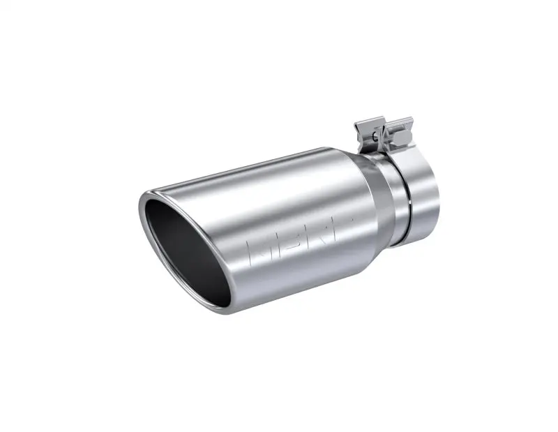 Mbrp T304 Stainless Steel, 4.5Inod, 3.2I Inlet Id, 10In Length, Single Walled, Angled Cut Rolled End 1