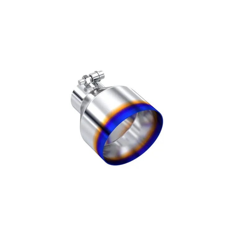 Mbrp Univ. T304 Stainless Steel Burnt End Tip 2.5In Id / 5In Od / 6.5In Length Angle Cut Single Wall 1