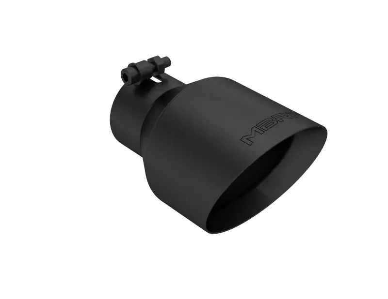 Mbrp Universal 3In Hex Tip 5In Inlet 8In Length Dual Wall Exhaust Tip - Black Coated 1