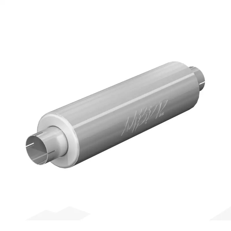 Mbrp Universal 3In Id Inlet/Outlet 26In Single Al Mild Tone Muffler (No Dropship) 1
