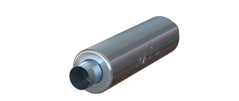 Mbrp Universal 3In Id Inlet/Outlet 26In Single Chambered Muffler Aluminum (No Dropship) 1