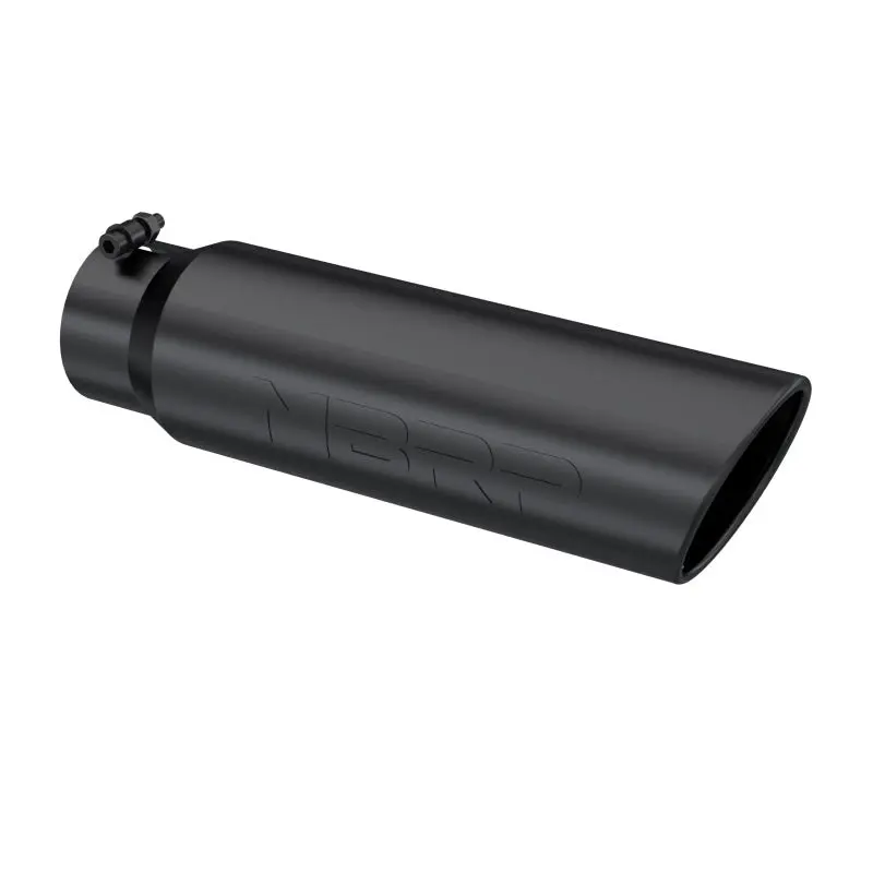 Mbrp Universal 5In Od Angled Rolled End 4In Inlet 18In Length Black Finish Exhaust Tip 1
