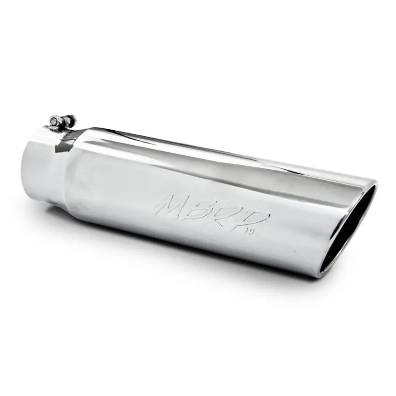 Mbrp Universal 5In Od Angled Rolled End 4In Inlet 18In Length T304 Exhaust Tip 1