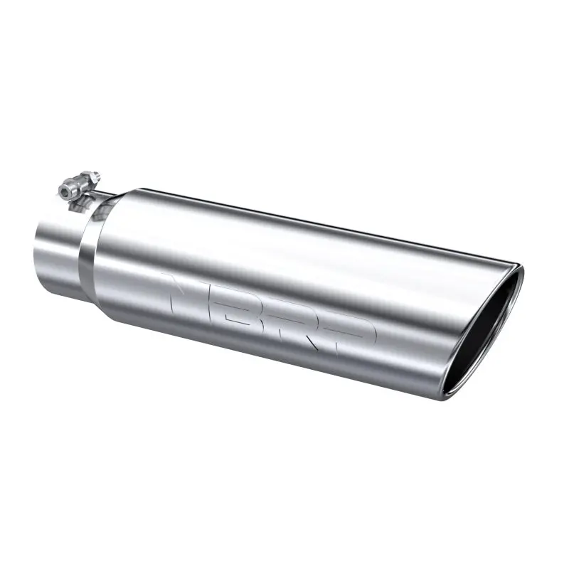 Mbrp Universal 5In Od Angled Rolled End 4In Inlet 18In Length T304 Exhaust Tip 2