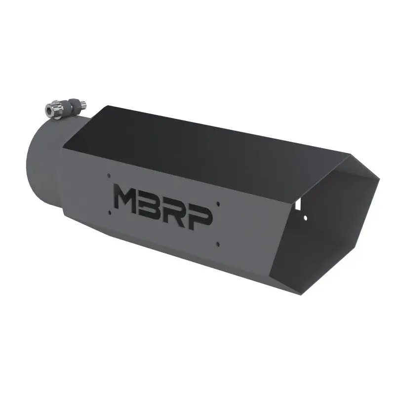 Mbrp Universal Hex Tip 4In Inlet 16In Length W/O Logo - Black Coated 1