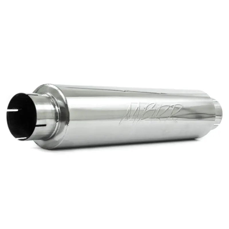 Mbrp Universal Quiet Tone Muffler 4In Inlet/Outlet 24In Body 6In Dia 30In Overall T304 1