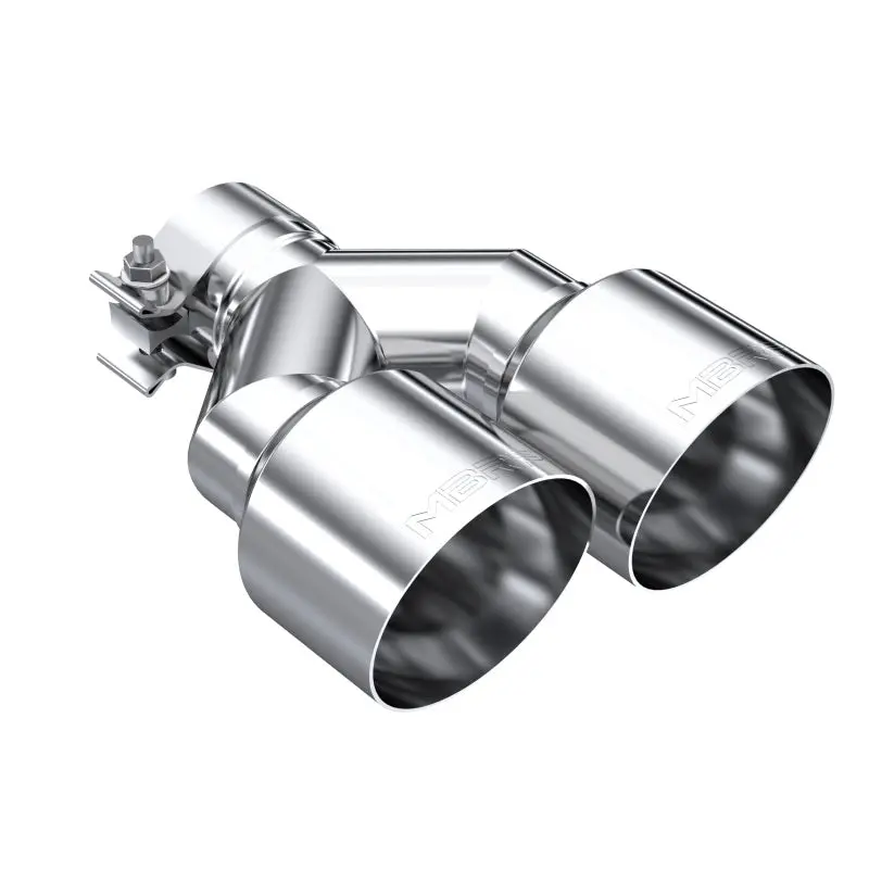 Mbrp Universal T304 Ss Dual Tip 4In Od/2.5In Inlet 1
