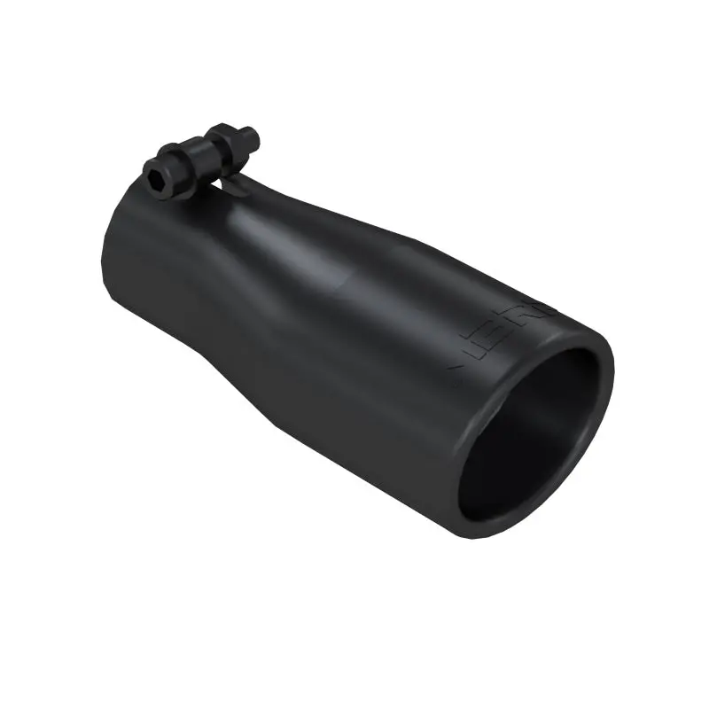 Mbrp Universal Tip 2.5 O.D. Oval End 3.75 Inlet 10In Length - Black Finish 1