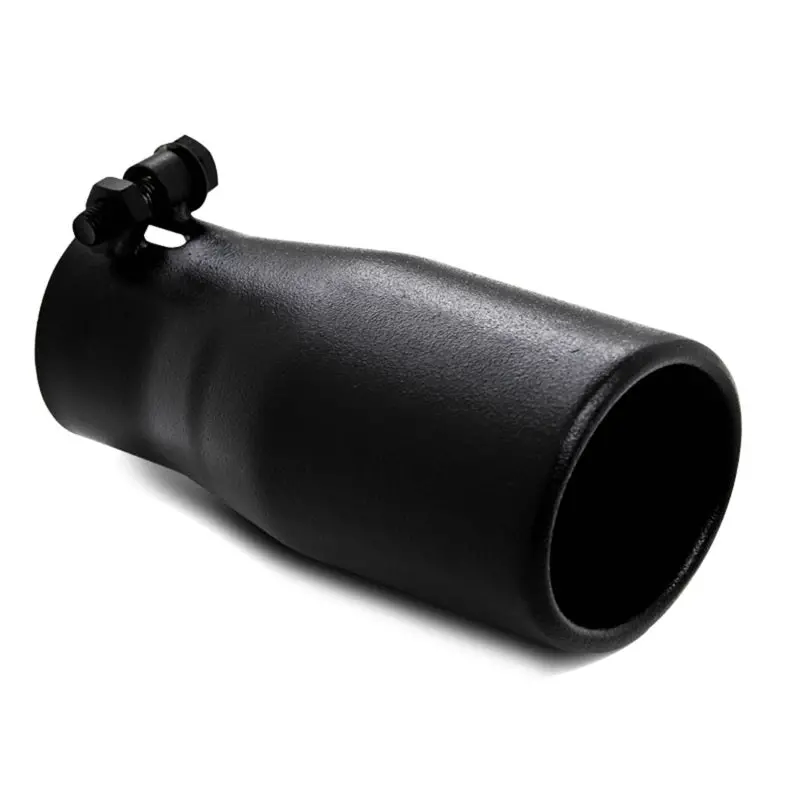 Mbrp Universal Tip 2.5 O.D. Oval End 3.75 Inlet 10In Length - Black Finish 2