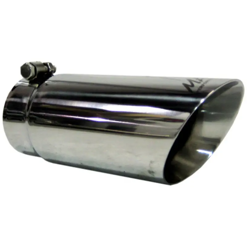 Mbrp Universal Tip 3In O.D. Dual Wall Angled 4 Inlet 10 Length 1
