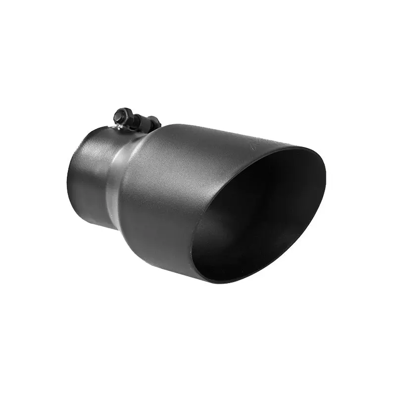 Mbrp Universal Tip 4.5In Od 3In Inlet 8In Length Dual Walled Angled Exhaust Tip - Black 1