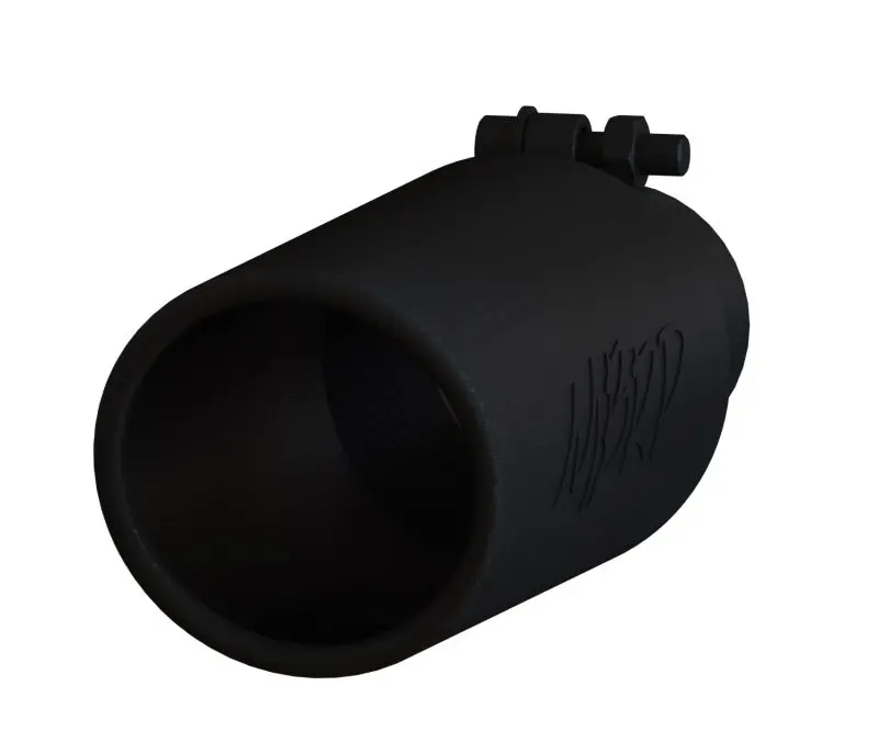 Mbrp Universal Tip 4In O.D. Angled Rolled End 2.5In Inlet 12In Length Black 2