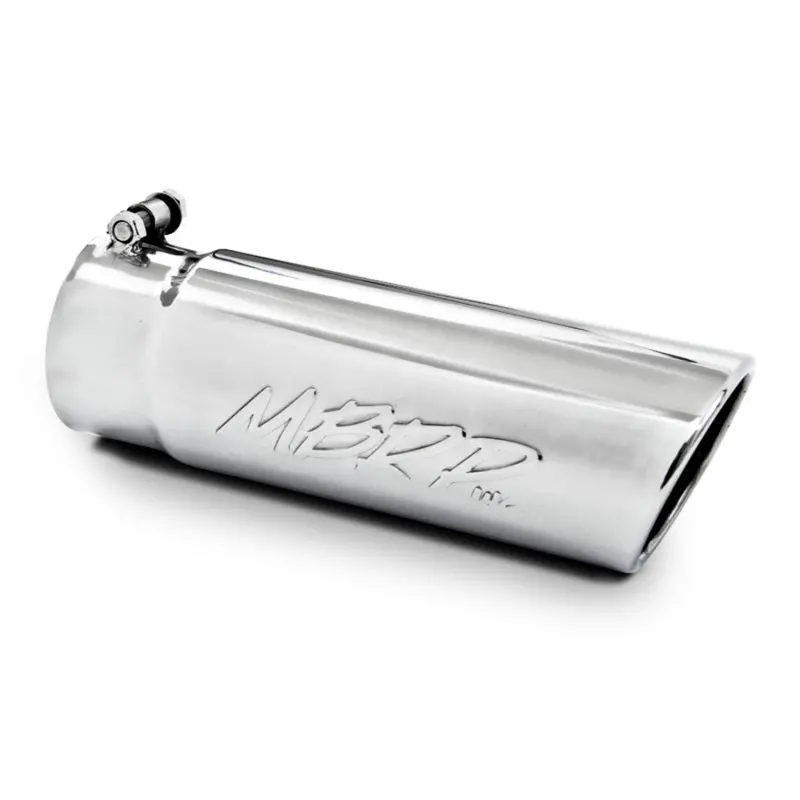 Mbrp Universal Tip 4In O.D. Angled Rolled End 3 Inlet 10 Length 2