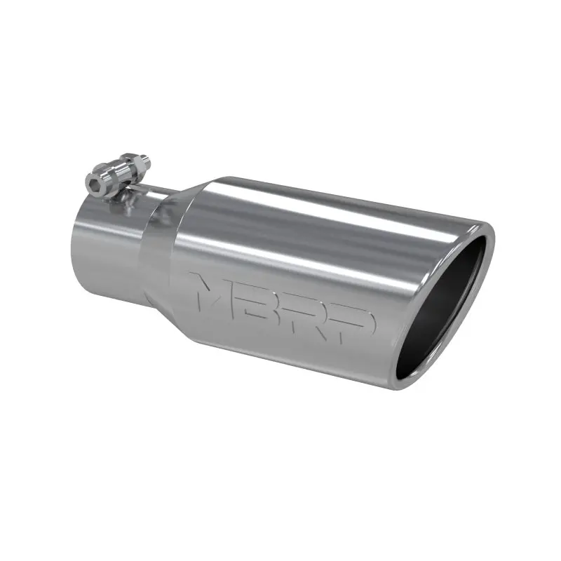 Mbrp Universal Tip 4In Od 2.75In Inlet 10In Length Angled Rolled End T304 2
