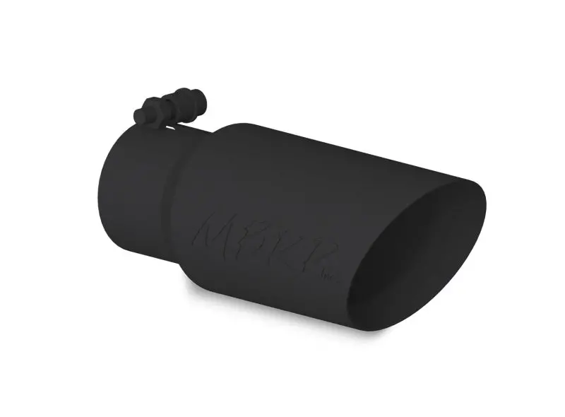 Mbrp Universal Tip 4In Od 3In Inlet 10In Length Dual Wall Angled End Black 1
