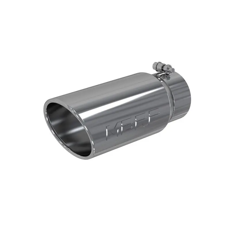 Mbrp Universal Tip 5 O.D. Angled Rolled End 4 Inlet 12 Length 1