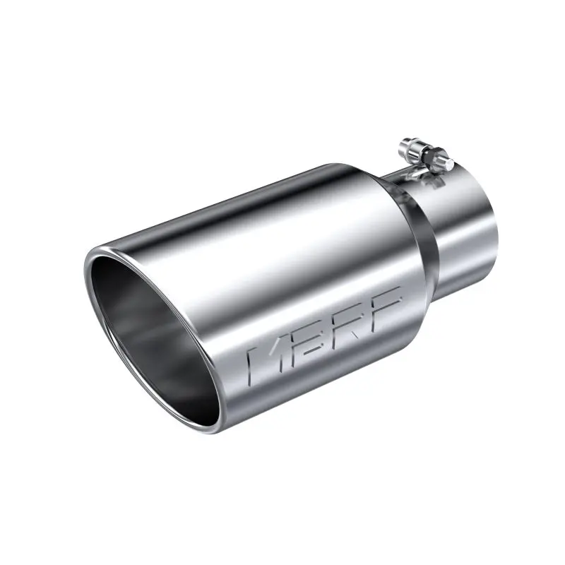 Mbrp Universal Tip 6 O.D. Angled Rolled End 4 Inlet 12 Length 2