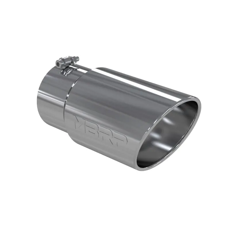 Mbrp Universal Tip 6 O.D. Angled Rolled End 5 Inlet 12 Length 1