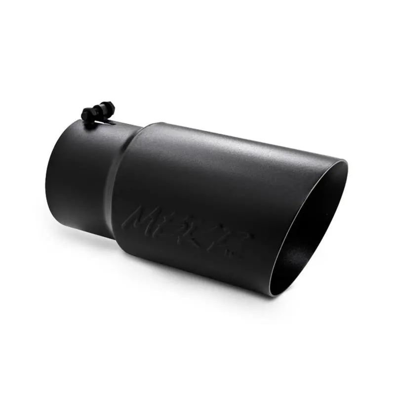 Mbrp Universal Tip 6 O.D. Dual Wall Angled 5 Inlet 12 Length - Black Finish 2
