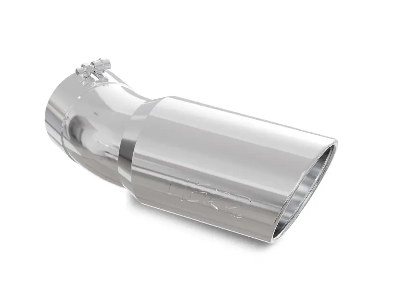 Mbrp Universal Tip 6In Od 5In Inlet 15.5In Length 30 Deg Bend Angled Rolled End T304 1
