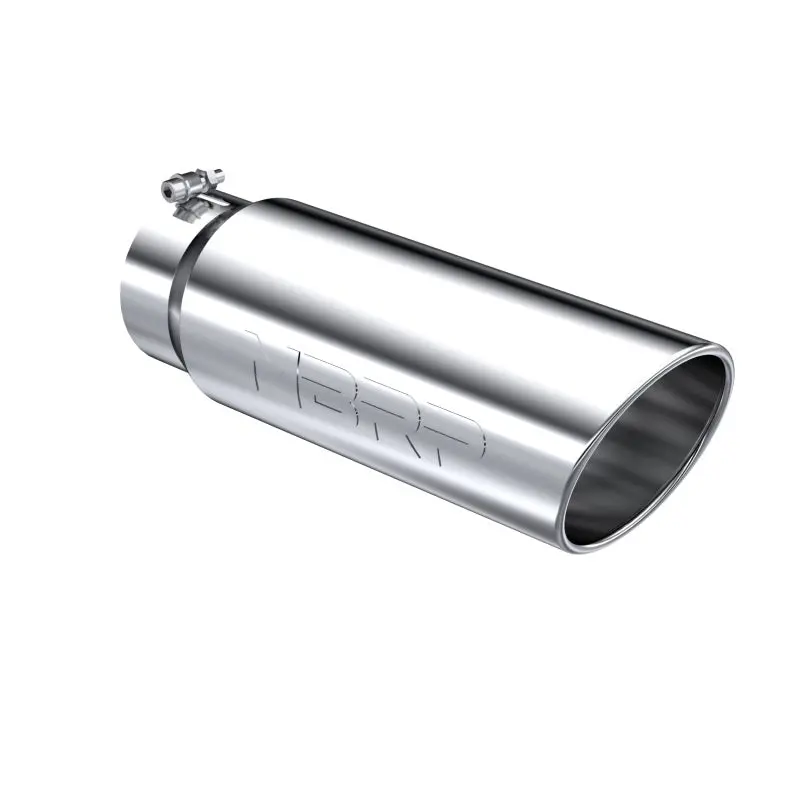 Mbrp Universal Tip 6In Od Angled Rolled End 5In Inlet 18In Length T304 Exhaust 1