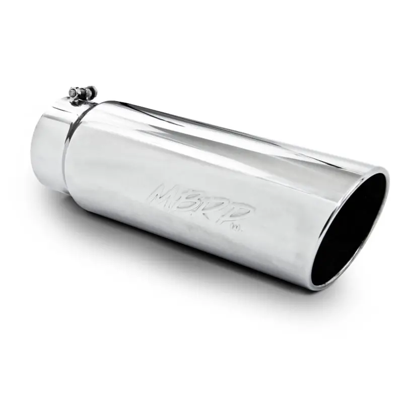 Mbrp Universal Tip 6In Od Angled Rolled End 5In Inlet 18In Length T304 Exhaust 2