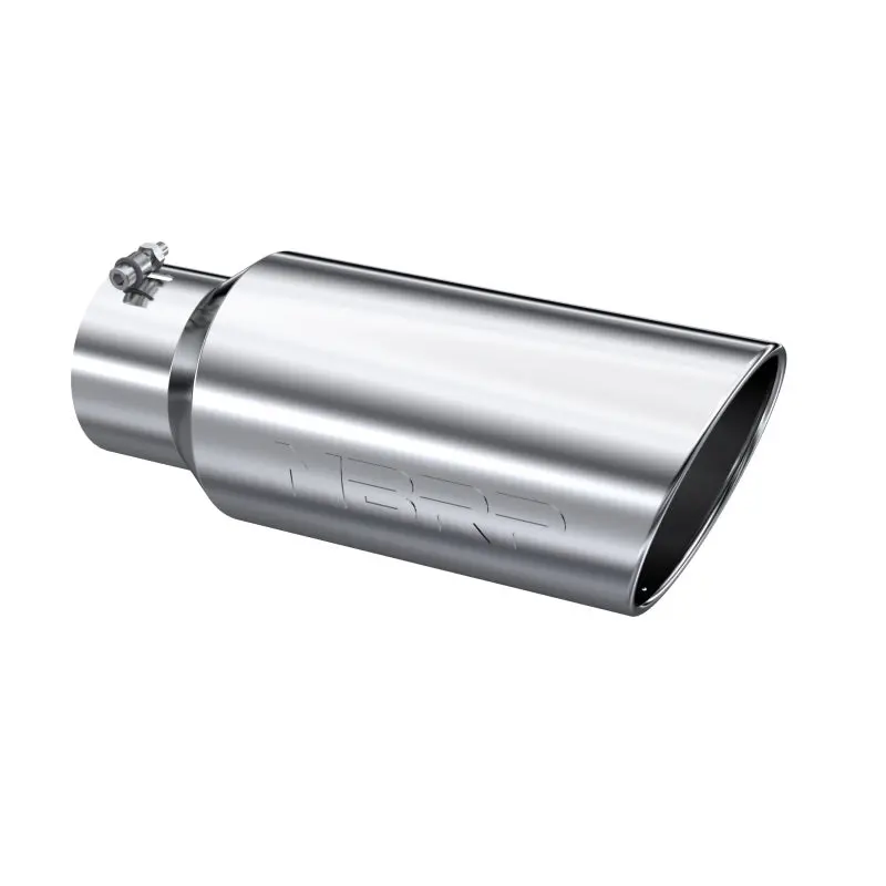 Mbrp Universal Tip 7In O.D. Rolled End 5In Inlet 18In Length - T304 (Single Tip) 2