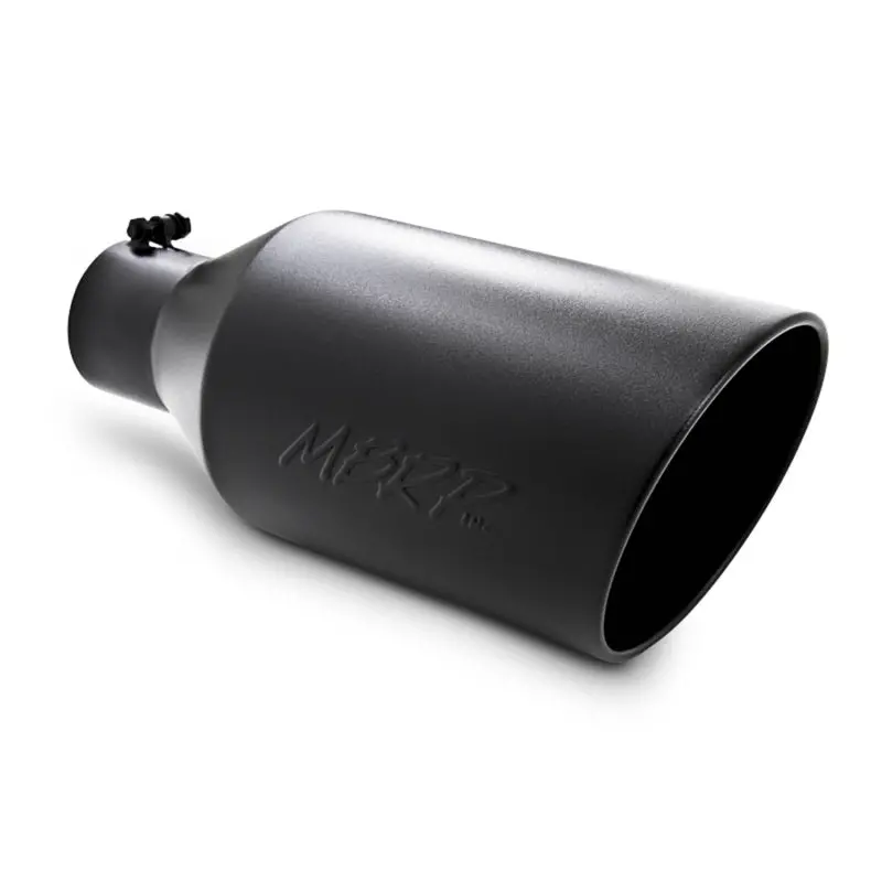 Mbrp Universal Tip 8In O.D. Rolled End 4In Inlet 18In Length Black 1