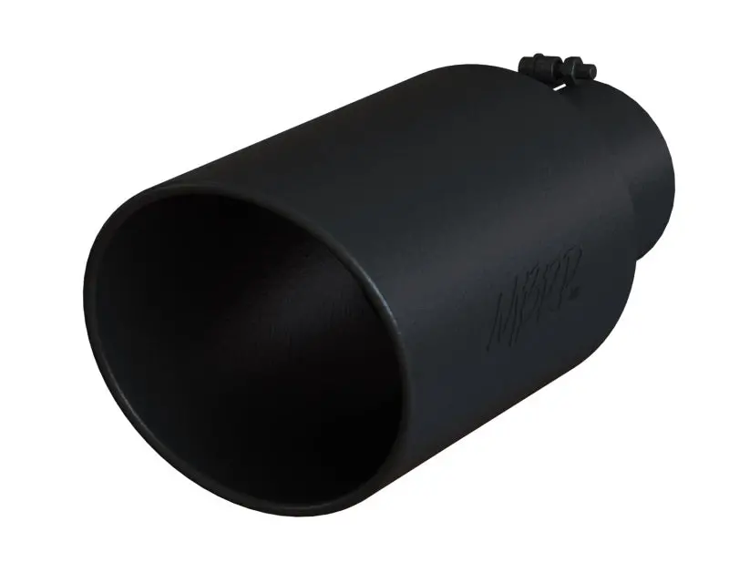 Mbrp Universal Tip 8In Od Rolled End 5In Inlet 18In Length T304 - Black 2