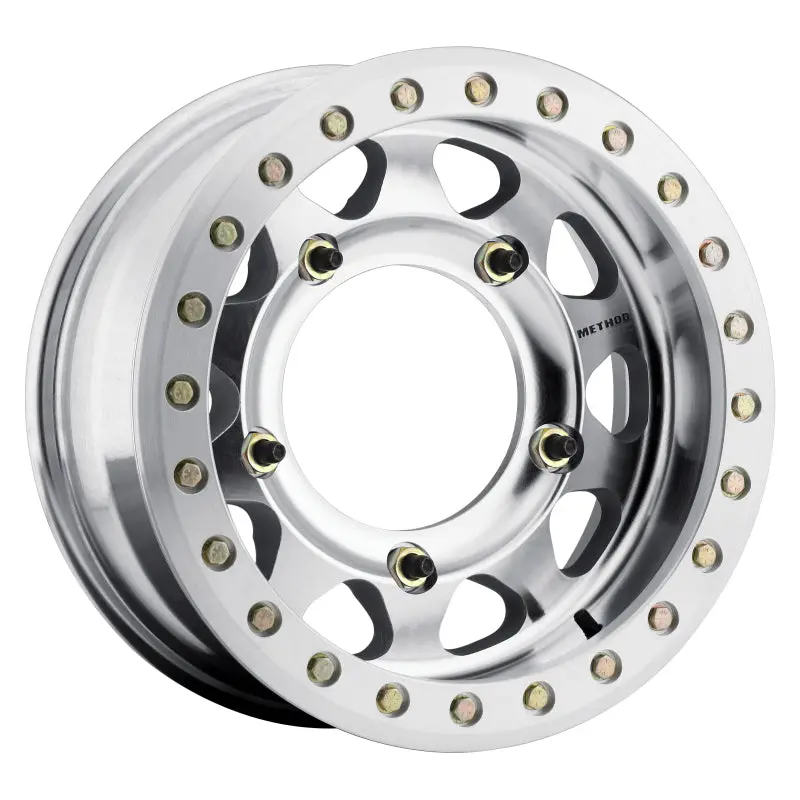 Method Mr101 Buggy Beadlock 15X5.5 -20Mm Offset 5X205 160Mm Cb Raw Machined W/Bh-H24100 Wheel 1