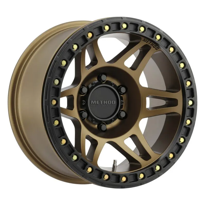 Method Mr106 Beadlock 17X9 -44Mm Offset 6X5.5 108Mm Cb Method Bronze W/Bh-H24125 Wheel 1