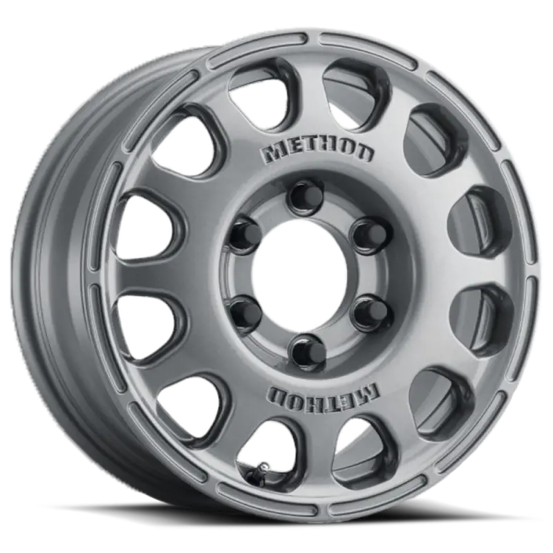 Method Mr107 16X7 +45Mm Offset 5X120 72.6Mm Cb Gloss Titanium Wheel 1