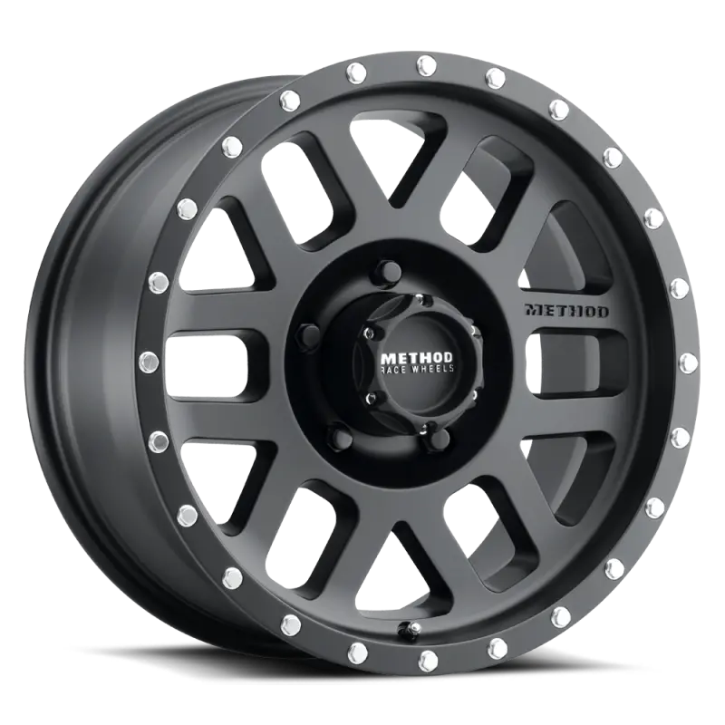 Method Mr306 Mesh 17X8.5 0Mm Offset 5X4.5 83Mm Cb Matte Black Wheel 1