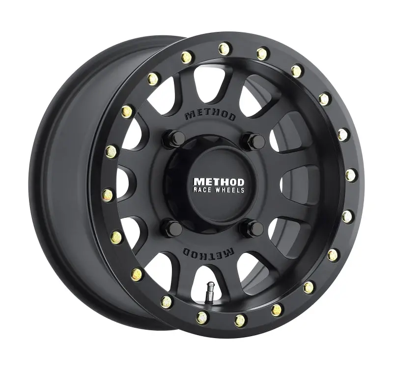 Method Mr401 Utv Beadlock 15X7 / 4+3/13Mm Offset / 4X136 / 106Mm Cb Matte Black Wheel 1