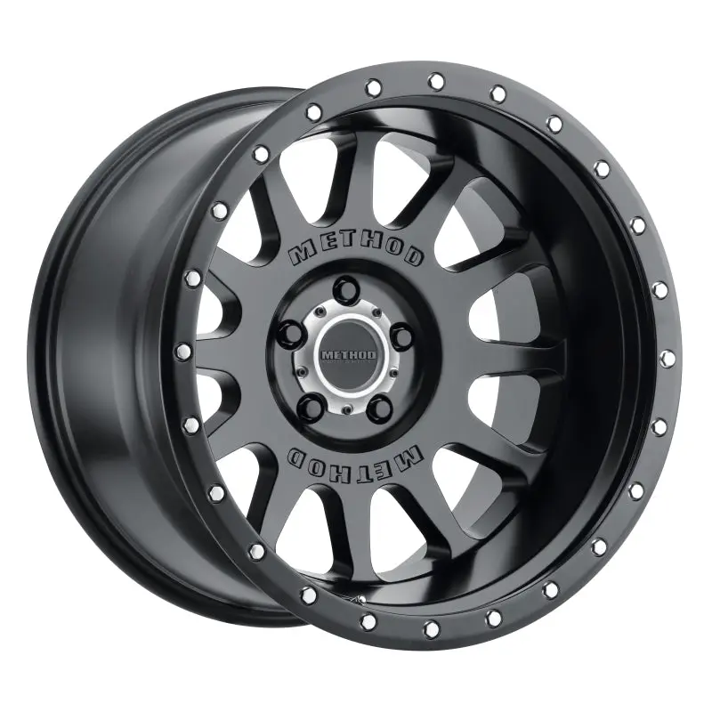 Method Mr605 Nv 20X9 -12Mm Offset 5X150 110.5Mm Cb Matte Black Wheel 1