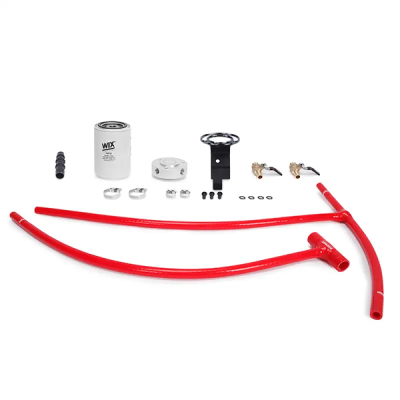 Mishimoto 03-07 Ford 6.0L Powerstroke Coolant Filtration Kit - Red 2