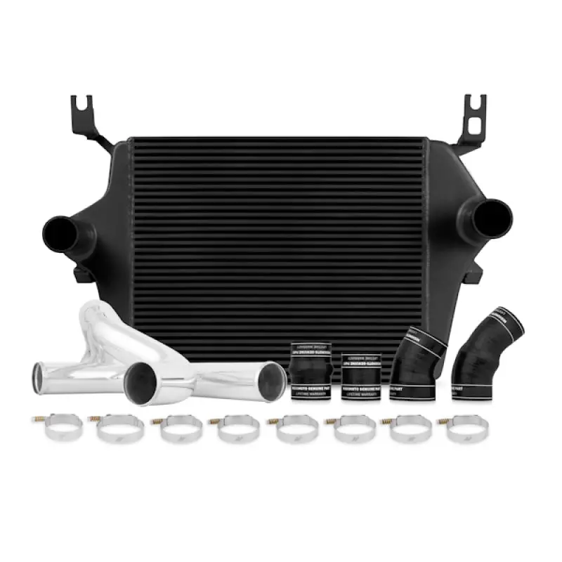 Mishimoto 03-07 Ford 6.0L Powerstroke Intercooler Kit W/ Pipes (Black) 1