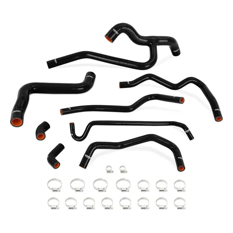 Mishimoto 05-10 Mustang V6 Silicone Radiator & Heater Hose Kit - Black 1