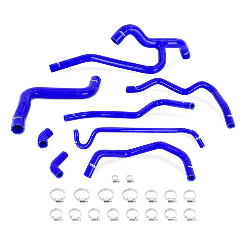 Mishimoto 05-10 Mustang V6 Silicone Radiator & Heater Hose Kit - Blue 1