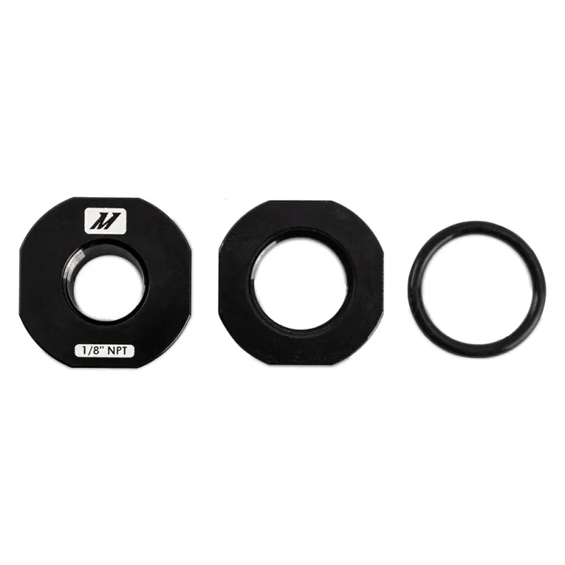 Mishimoto 1/8In Npt Cnc-Machined Nozzle Mount Adapter - Black 2