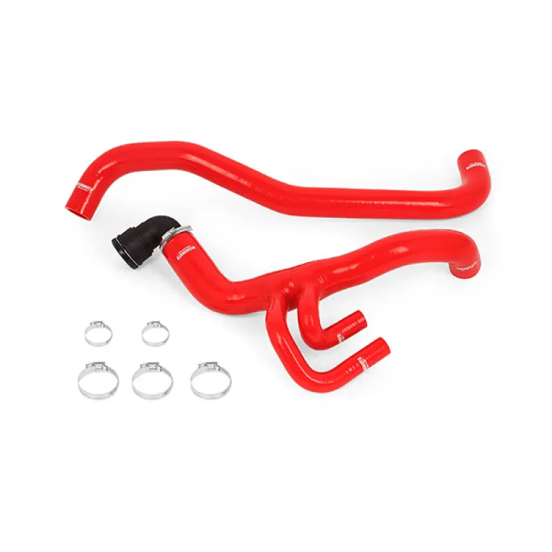 Mishimoto 10-14 Ford F-150 Raptor 6.2L V8 Red Silicone Radiator Hose Kit 1