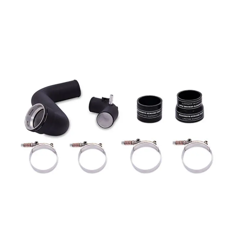 Mishimoto 11-14 Ford F-150 3.5L Ecoboost Cold Side Intercooler Pipe Kit - Wrinkle Black 1