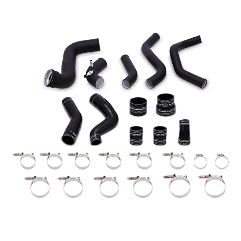 Mishimoto 11-14 Ford F-150 3.5L Ecoboost Intercooler Kit W/ Pipes (Wrinkle Black) 1