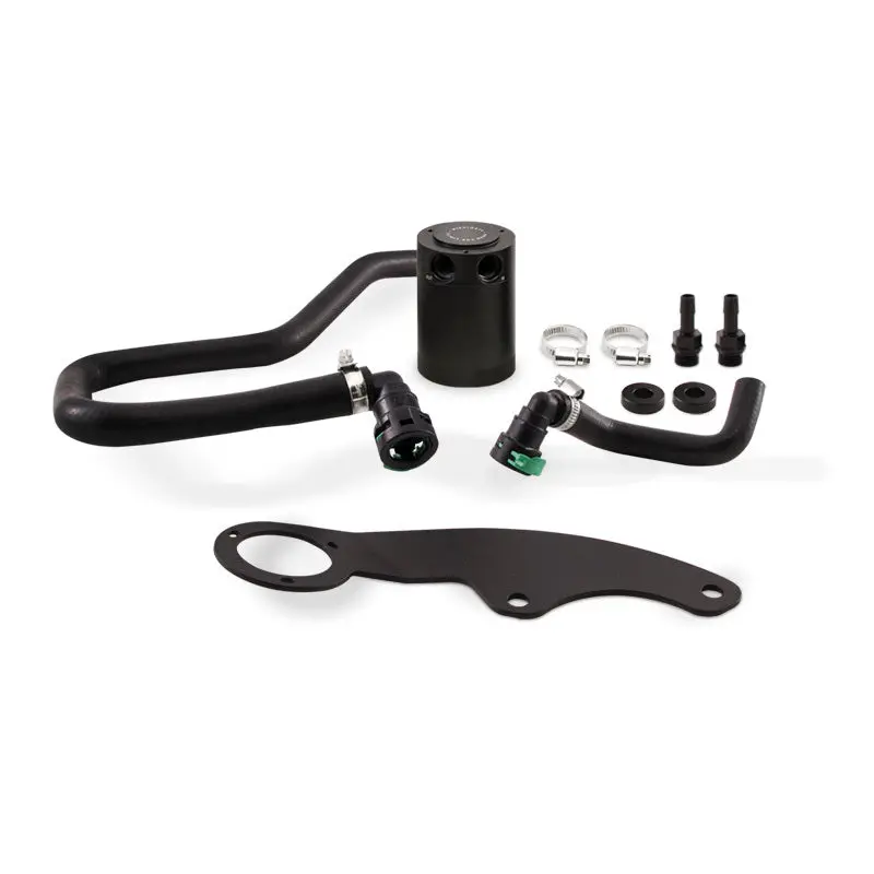 Mishimoto 11-14 Ford Mustang Gt Baffled Oil Catch Can Kit - Black 1