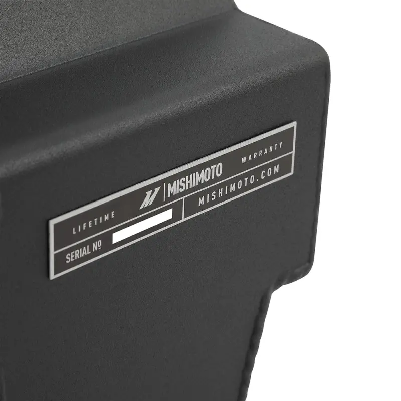 Mishimoto 11-19 Ford 6.7L Powerstroke Aluminum Degas Tank - Micro-Wrinkle Black 2